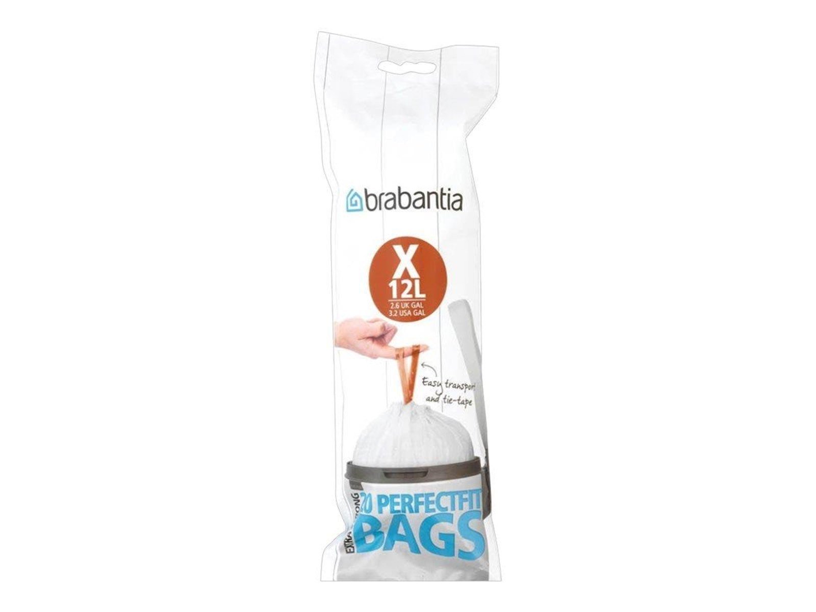 brabantia PerfectFit Code X Trash bag drawstring 12 brabantia PerfectFit Code X Trash bag drawstring 12